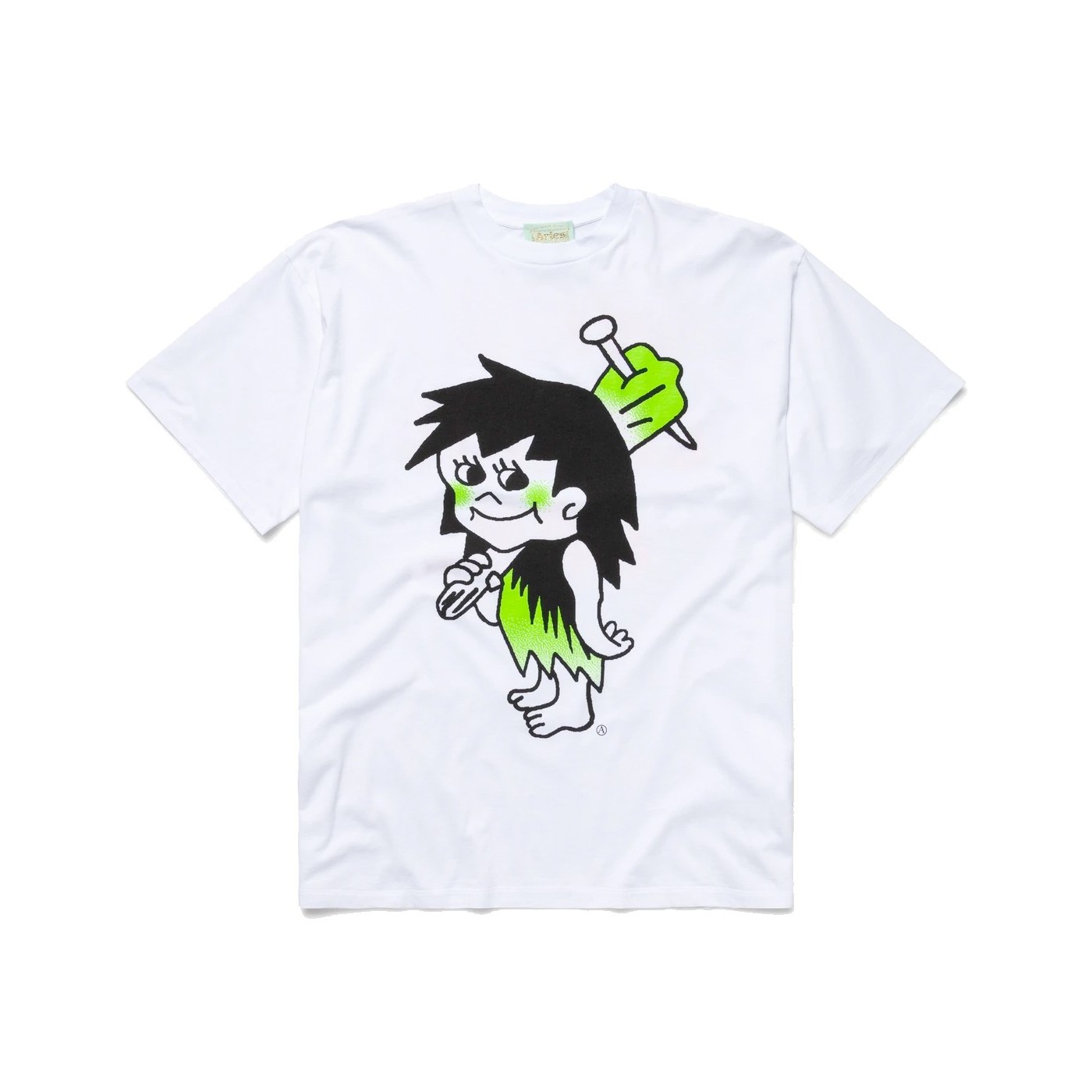 Comprar Aries - Camiseta para Hombre Blanca - Caveman SS Tee