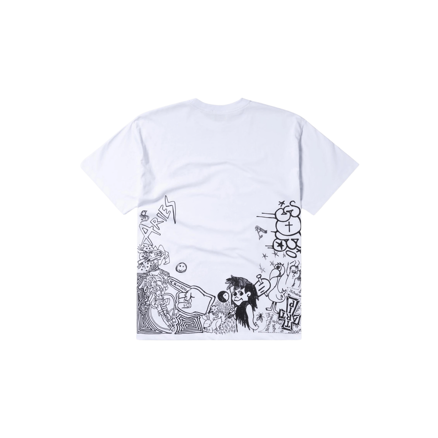 Comprar Camiseta Aries Arise Doodle SS Tee White