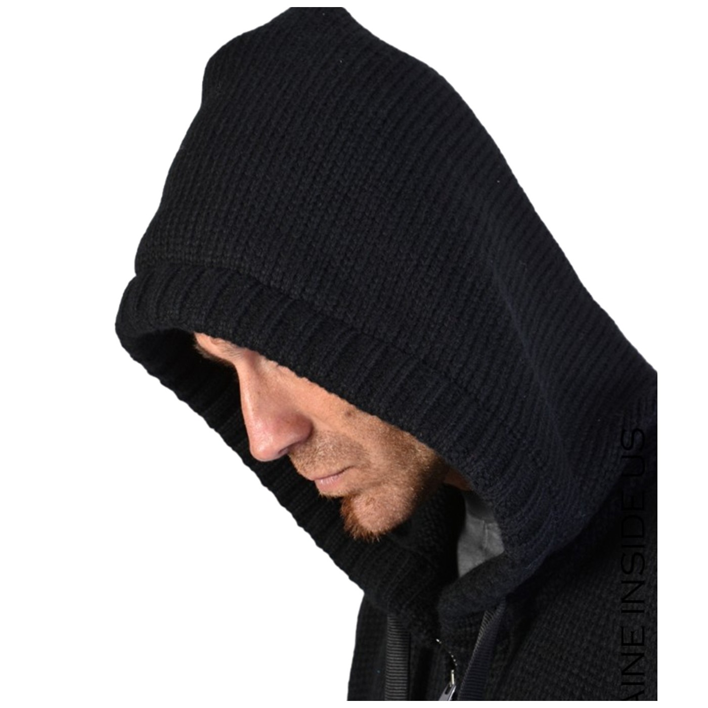 La Haine - Cardigan Negro para Hombre