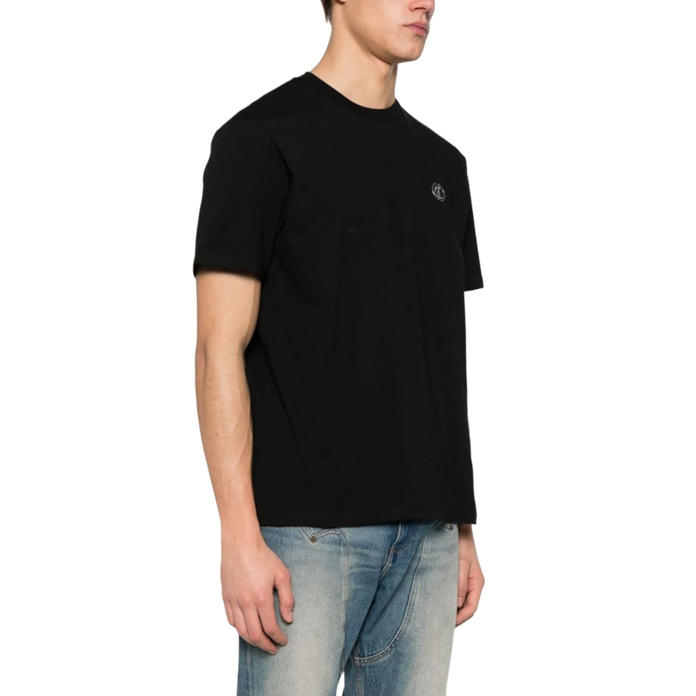 Just Cavalli - Camiseta Negra para Hombre - R Patch