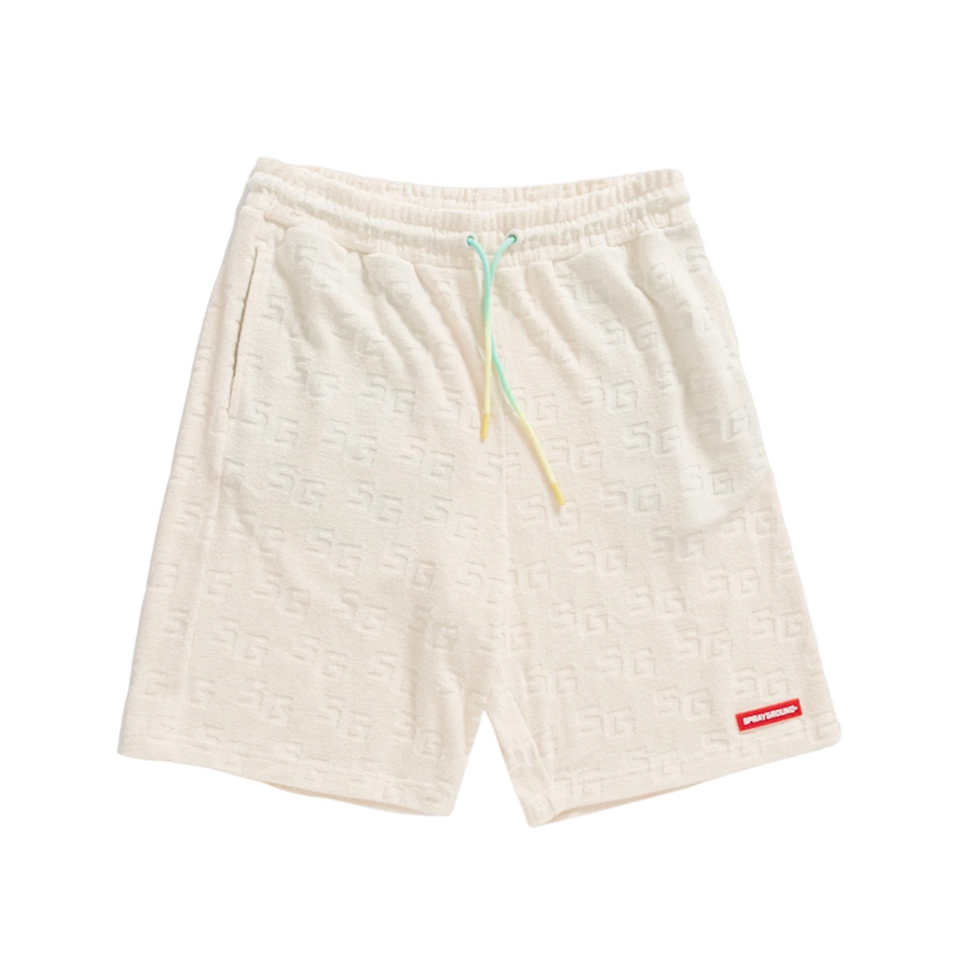 Sprayground - Pantalón Corto Beige para Hombre - Jacquard
