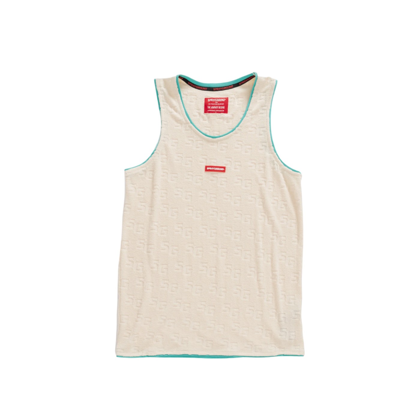 Sprayground - Camiseta Beige para Hombre - Jacquard