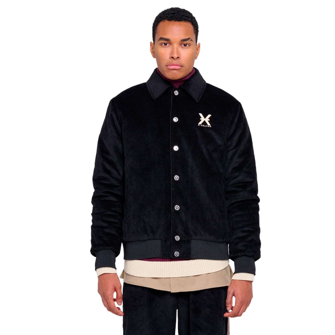 John Richmond - Chaqueta Negra para Hombre - X Black