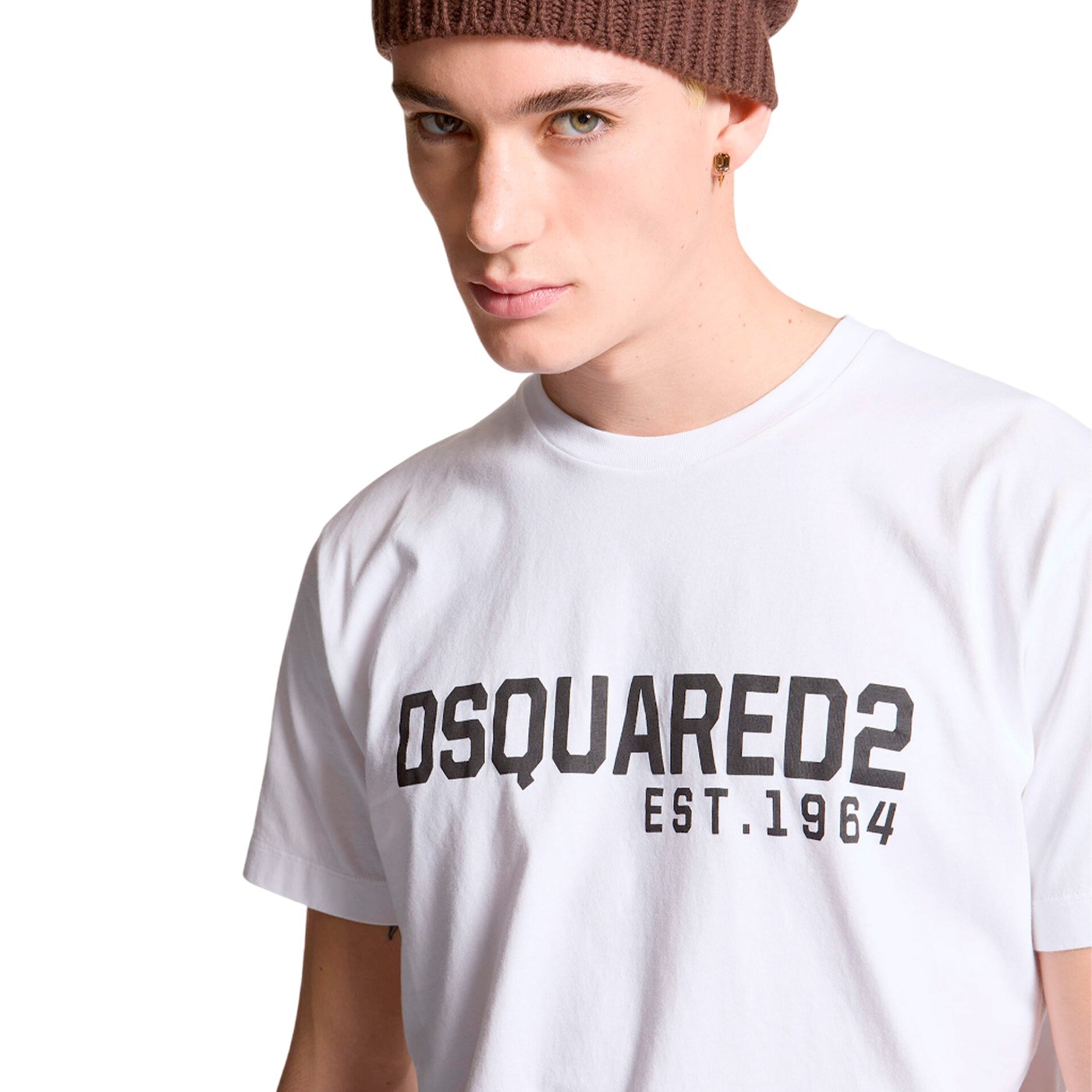 Dsquared2 - Camiseta Blanca para Hombre - 1964 Cool Fit Tee White