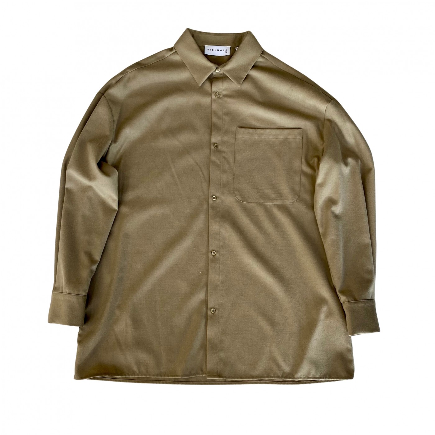 John Richmond X - Camisa Oversize Para Hombre - Beige