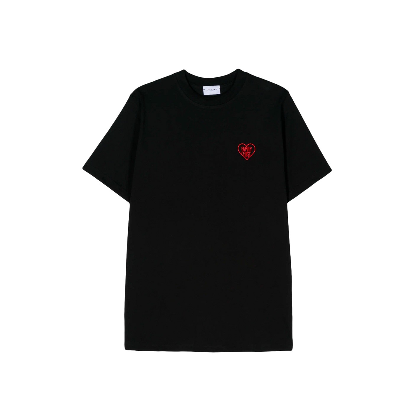 Family First - Camiseta Negra para Hombre - Heart