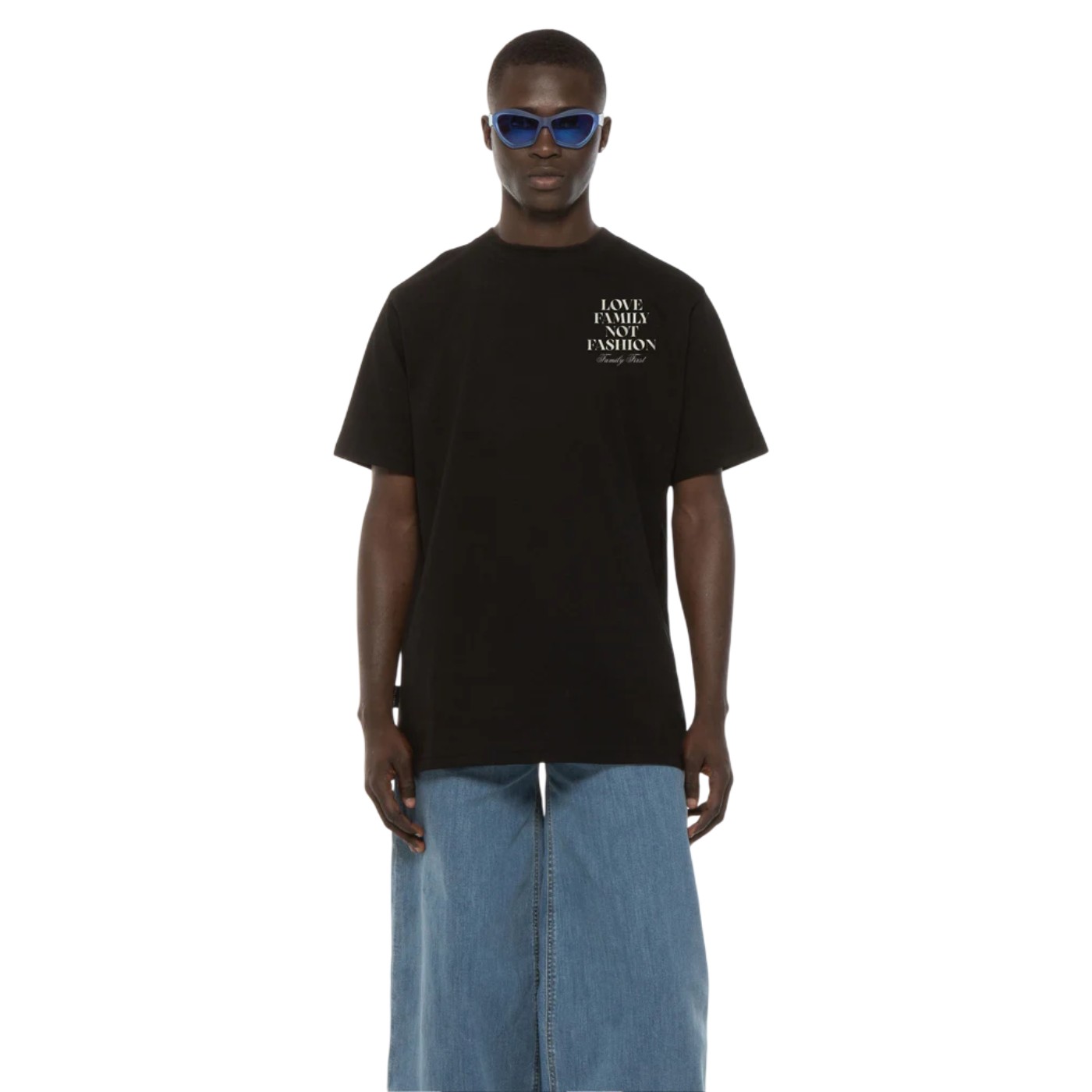 Family First - Camiseta Negra para Hombre - LFNF