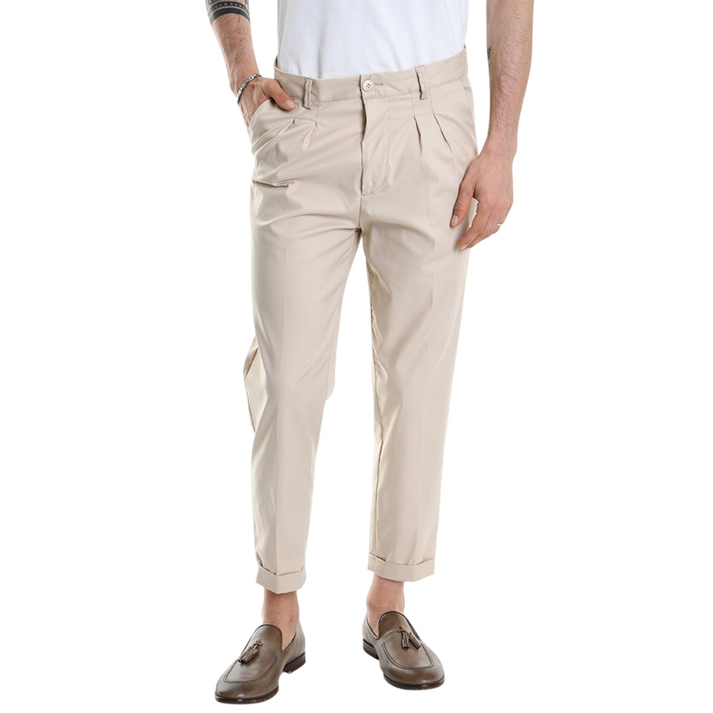Xagon - Pantalón Largo Beige para Hombre