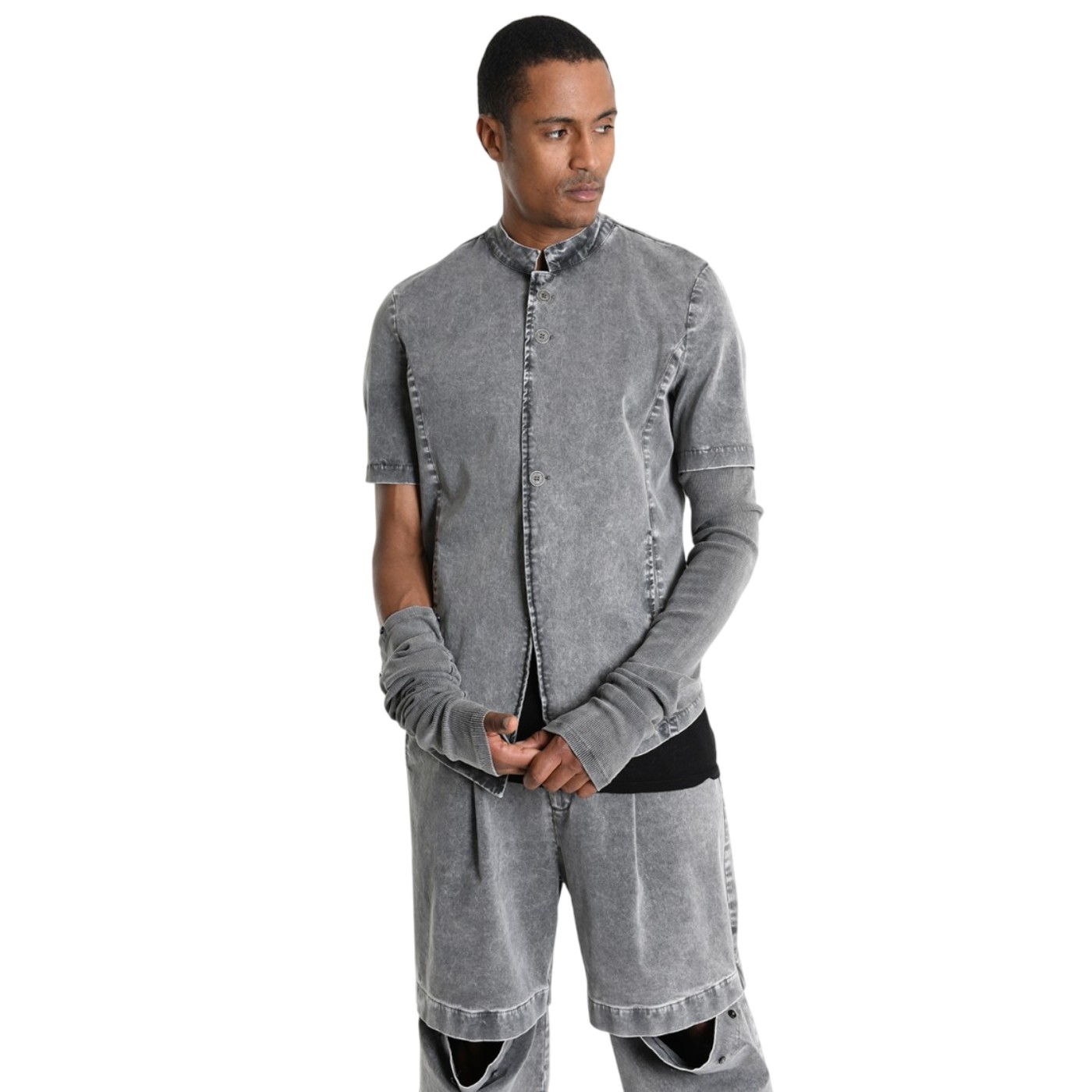 La Haine - Camisa Gris para Hombre