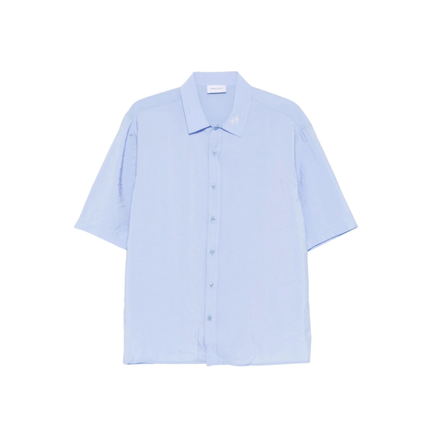 Family First - Camisa Celeste para Hombre -  Cupro