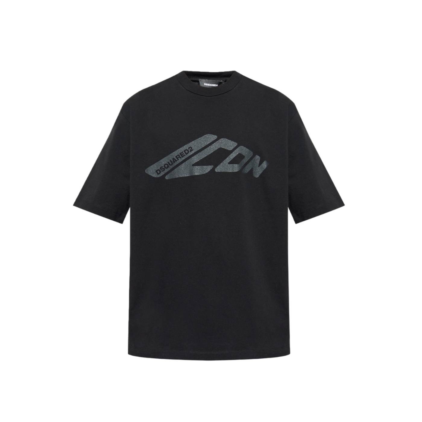 Dsquared2 - Camiseta Negra para Hombre - Icon