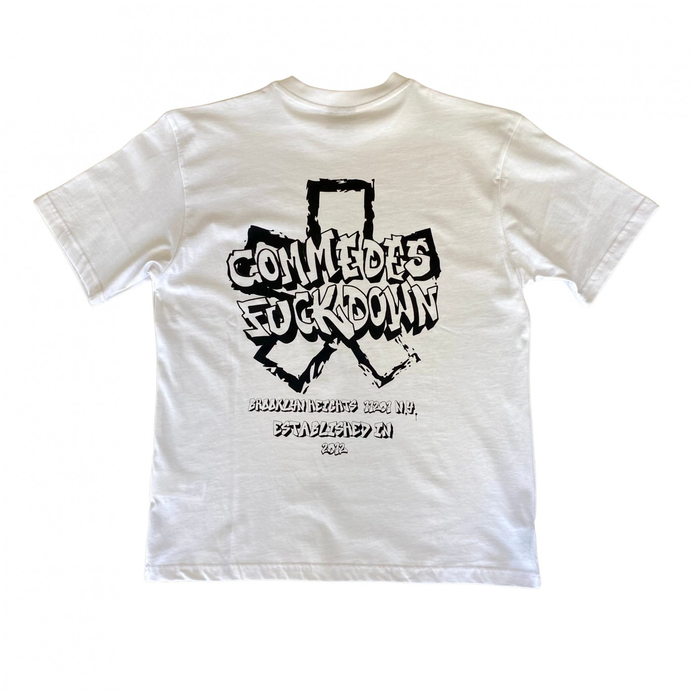Camiseta CFAB01784 Comme des Fuckdown White
