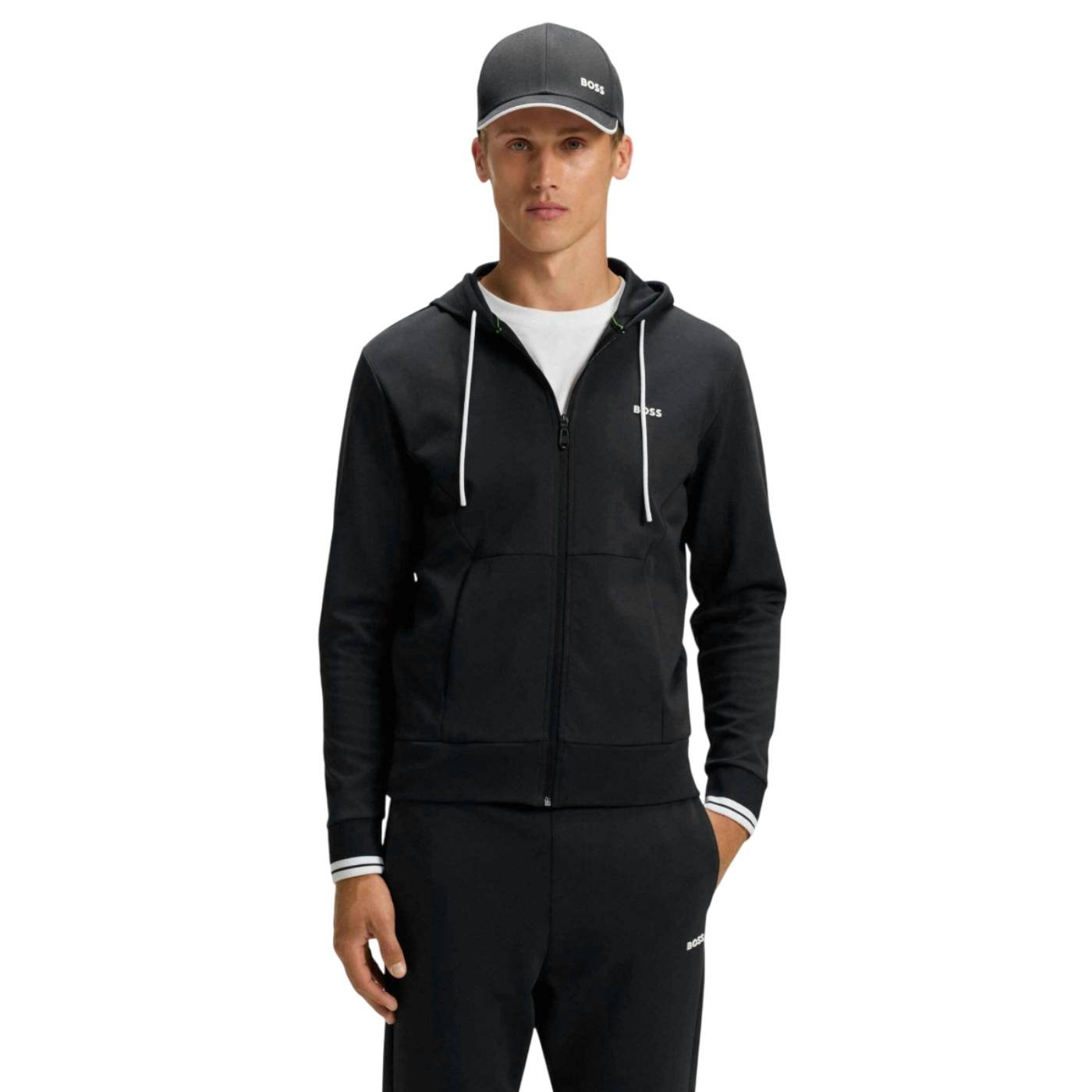 Boss - Sudadera Negra para Hombre - FZ Zone