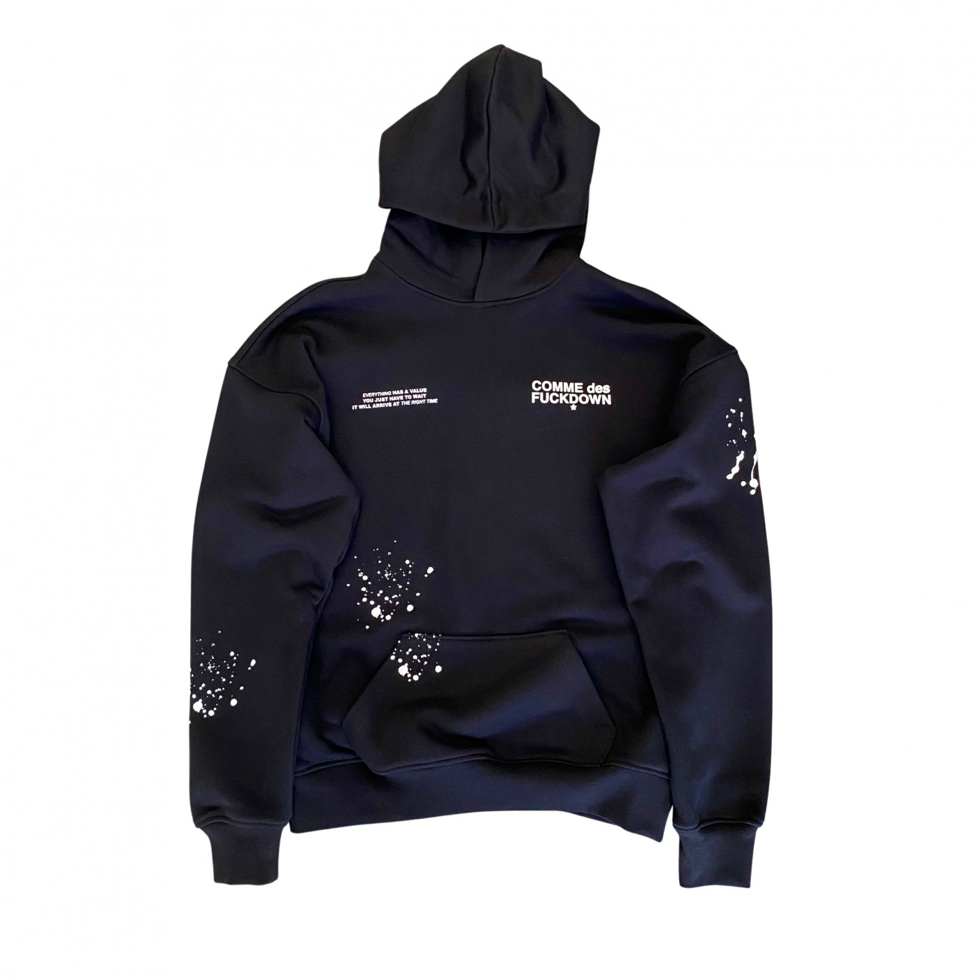 Sudadera CFABM01747 Comme des Fuckdown Black