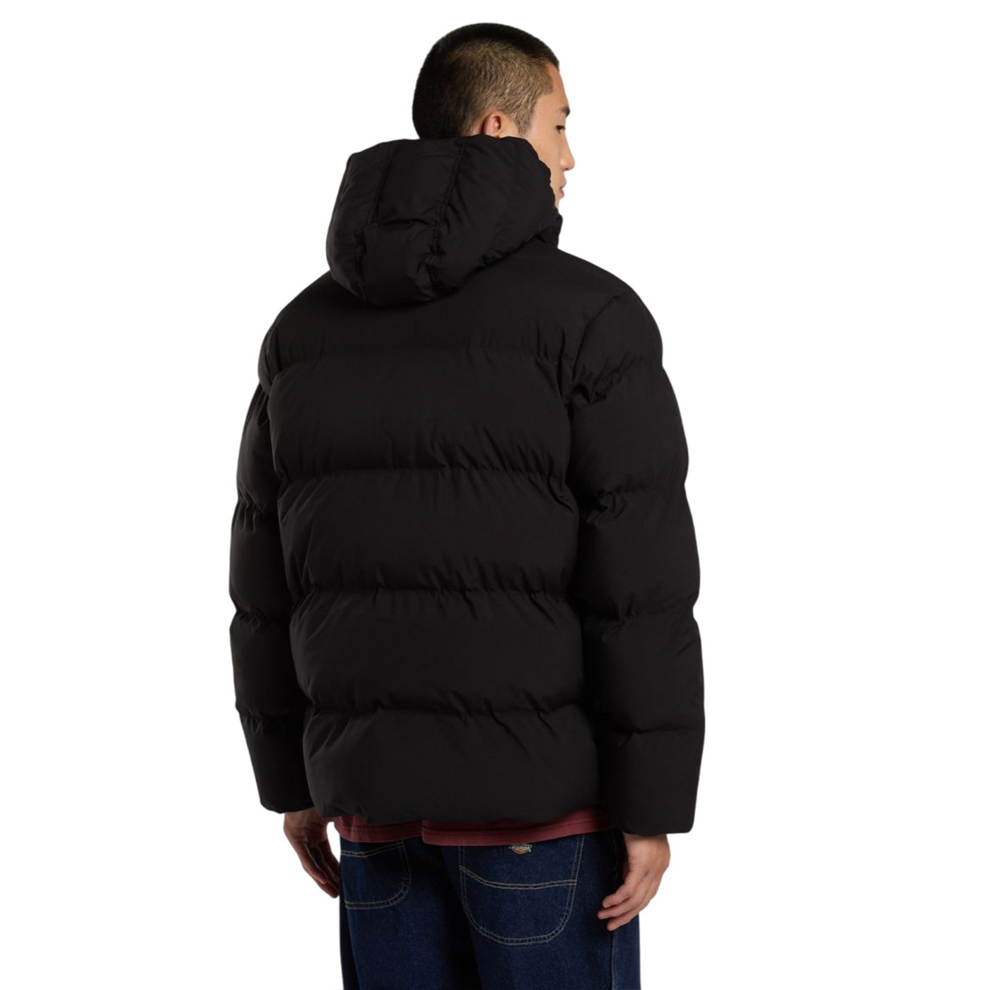 Dickies - Abrigo Negro para Hombre - Puffer