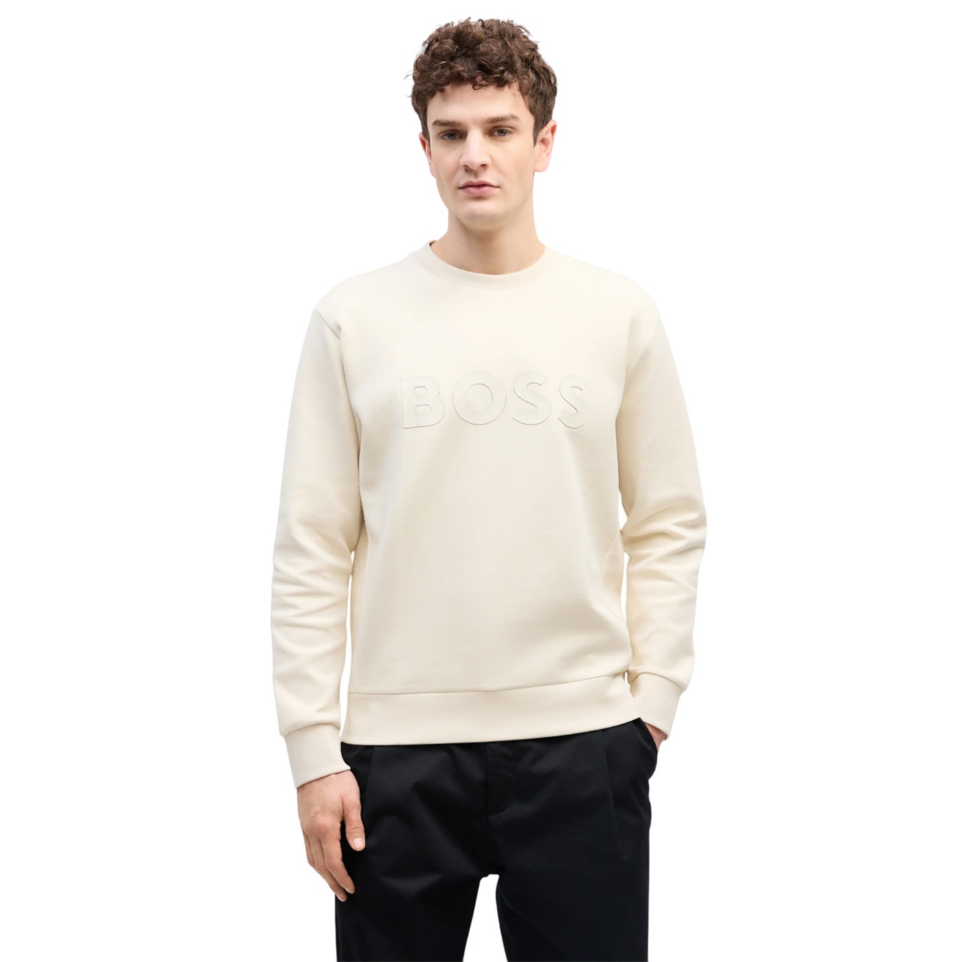 Boss - Sudadera Beige para Hombre -  Salbo
