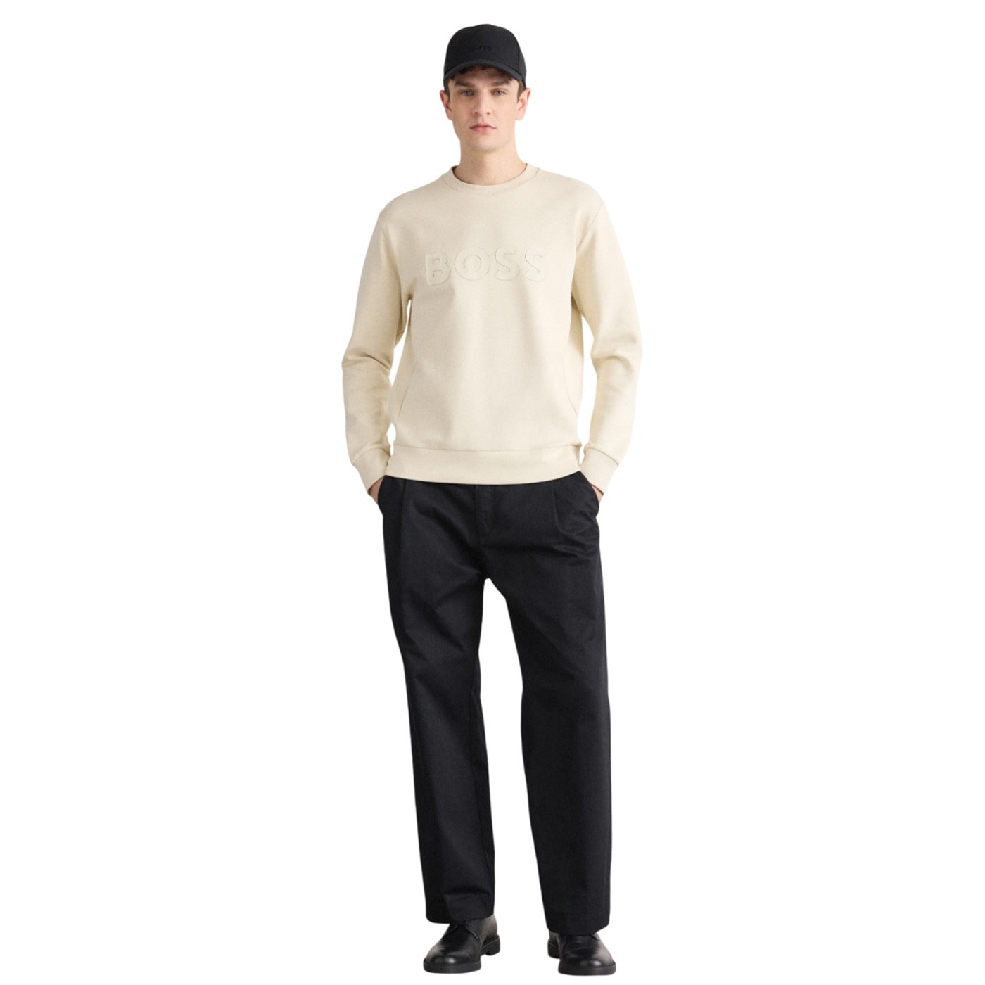Boss - Sudadera Beige para Hombre -  Salbo