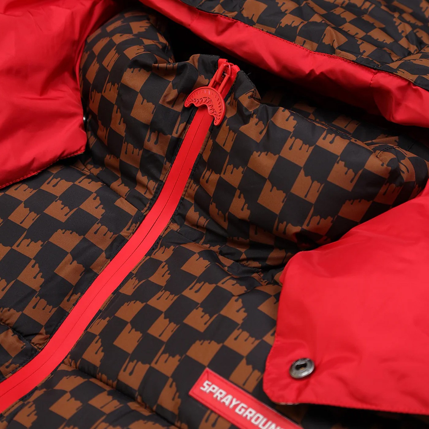Sprayground - Abrigo Marrón para Hombre - Drip Check