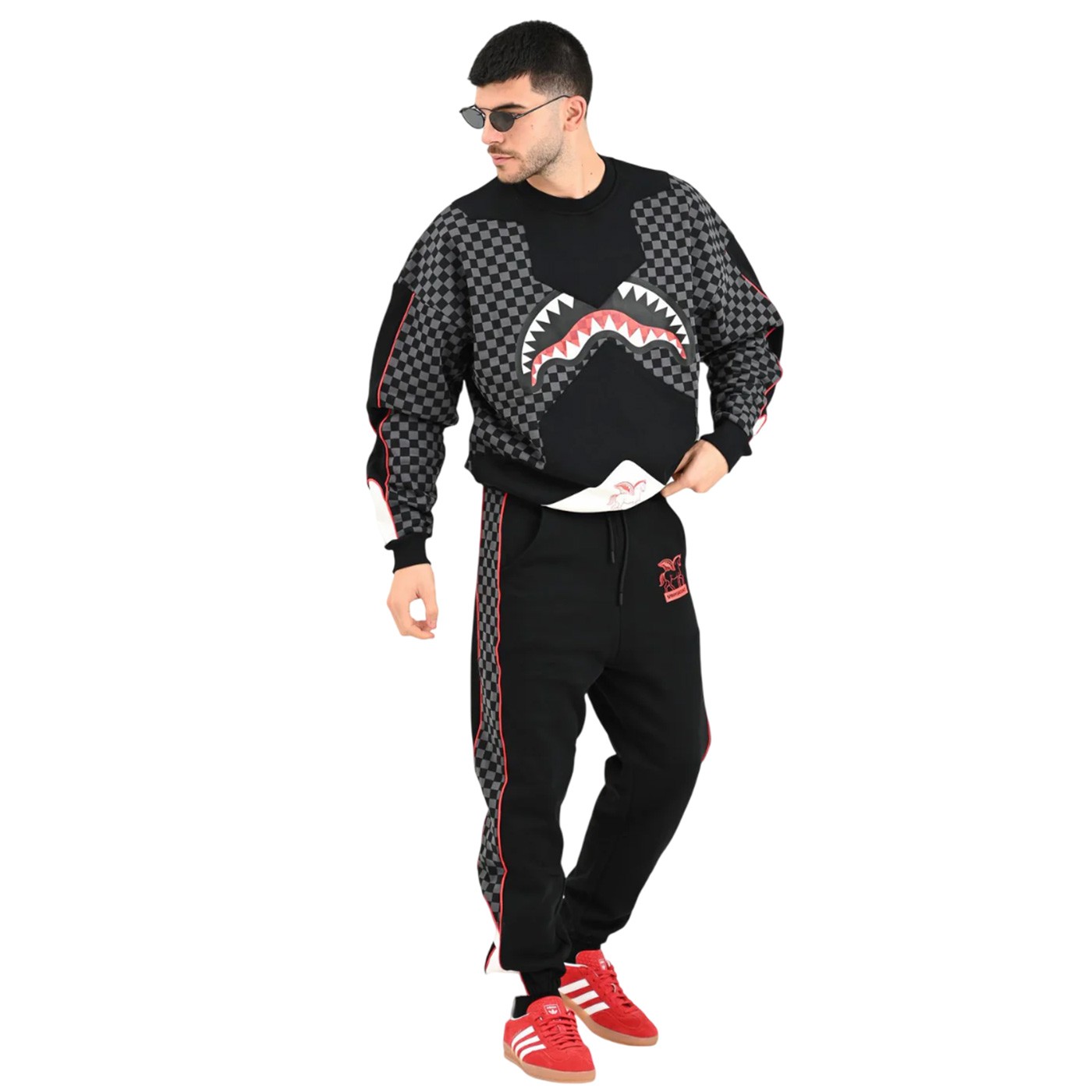 Sprayground - Pantalón Largo Negro para Hombre - Triple Decker