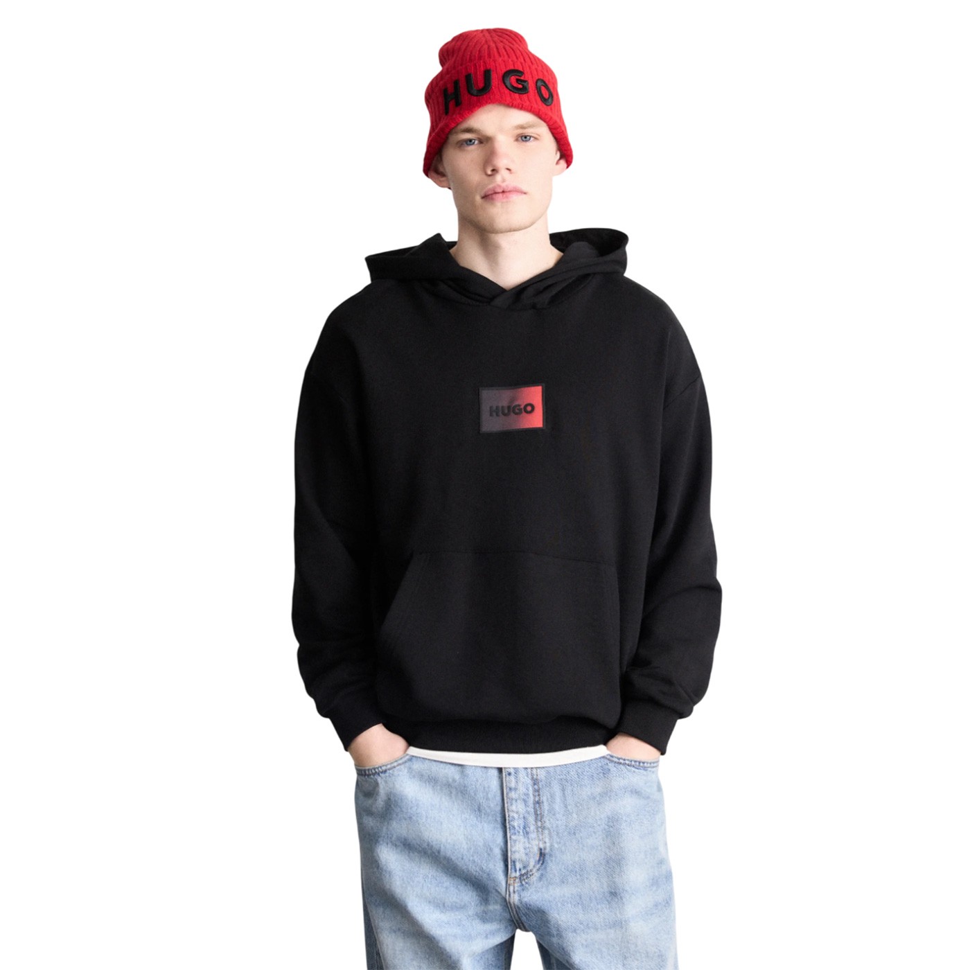 Hugo - Sudadera Negra para Hombre - Danohood