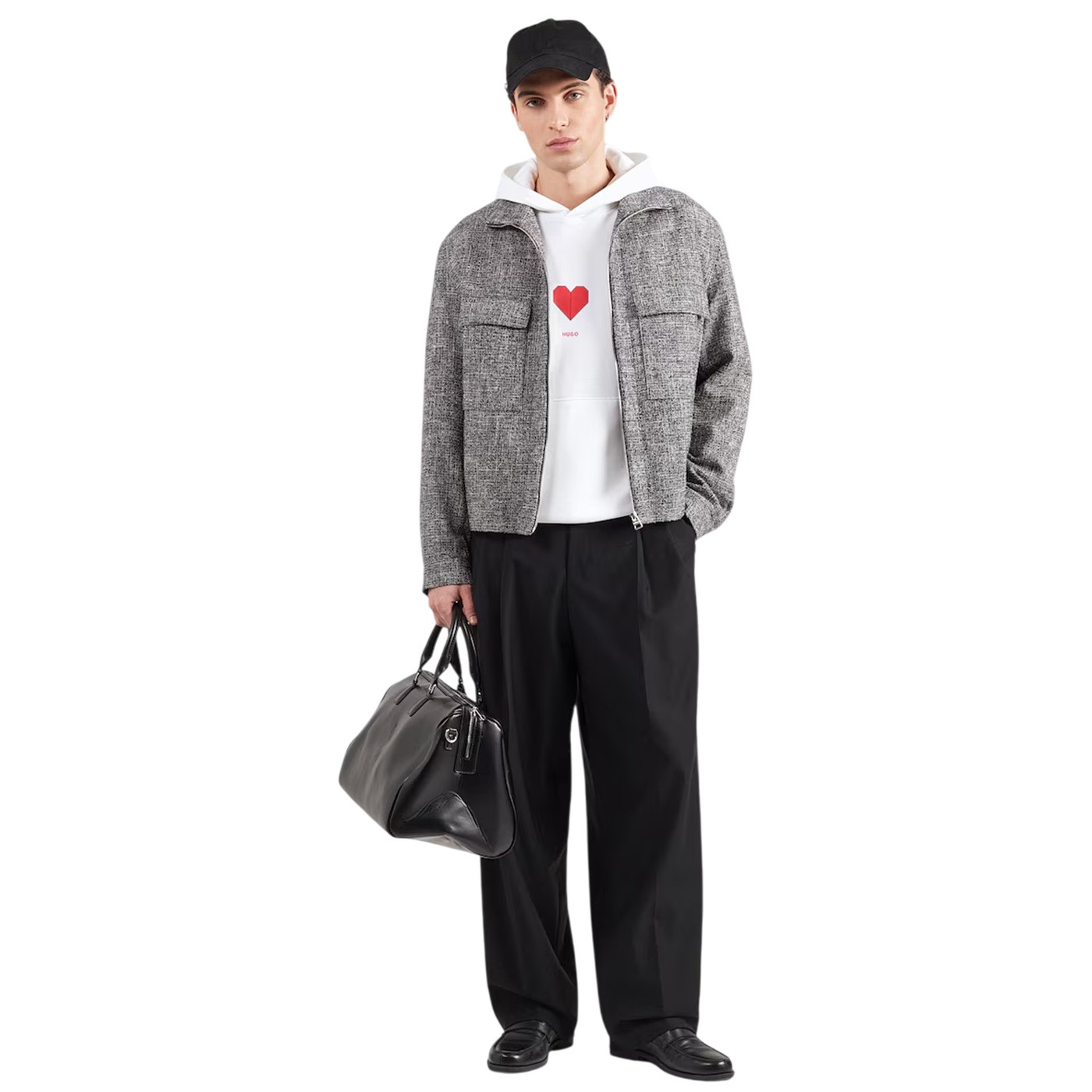 Hugo - Sudadera Blanca para Hombre - Dalentinos