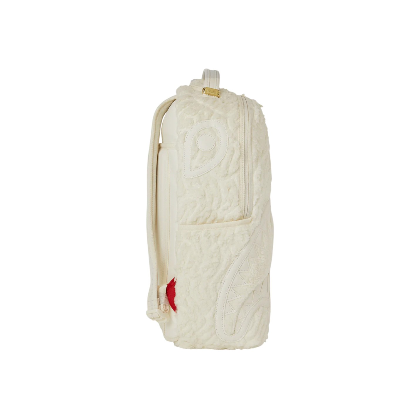 Sparyground - Mochila Blanca para Hombre - Sherpa Shark