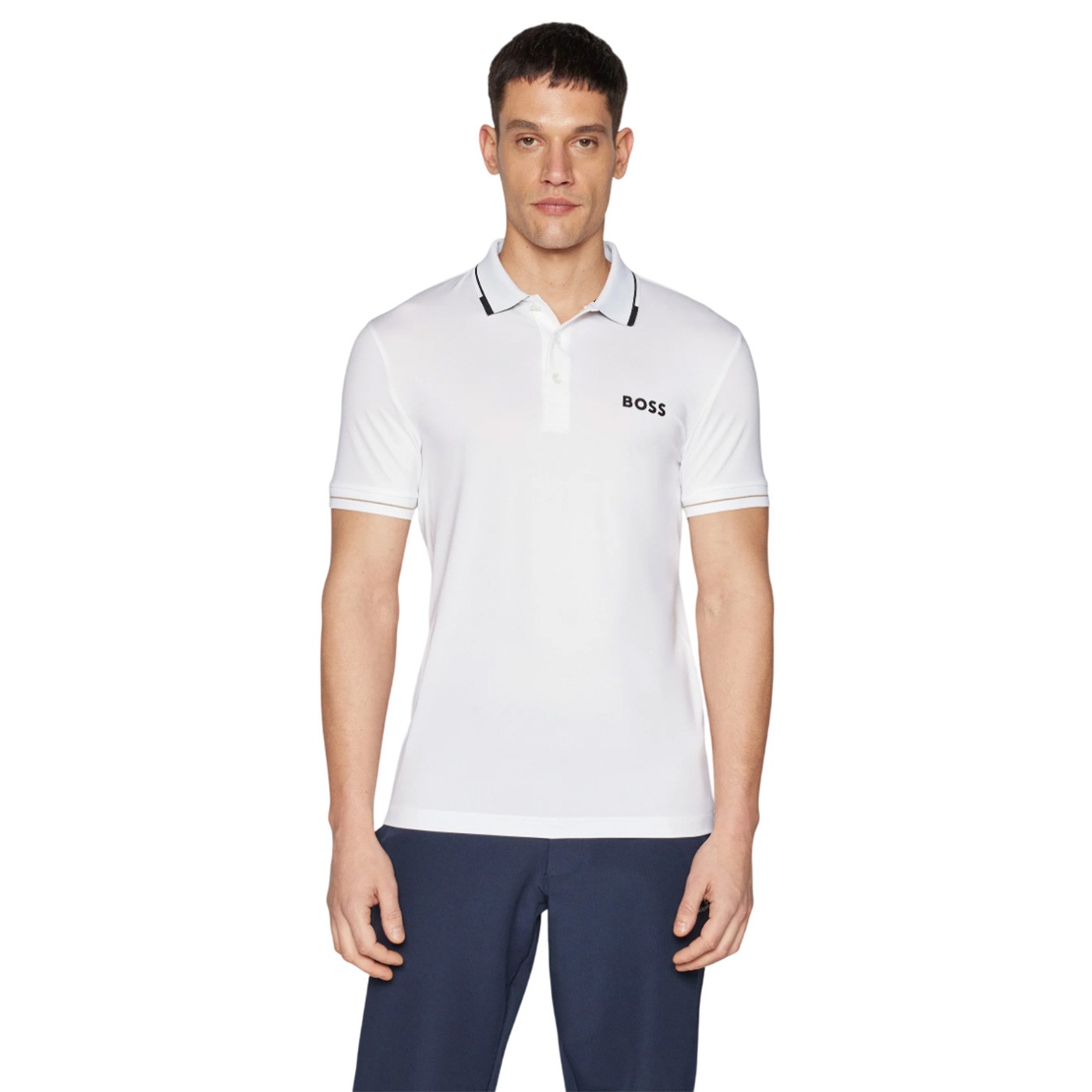 Boss - Polo Blanco para Hombre - Paul Pro