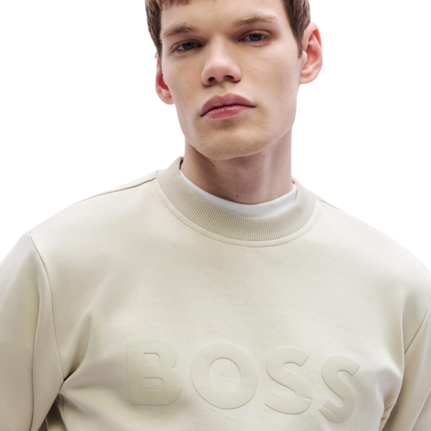 Boss - Sudadera Beige para Hombre - Salbo