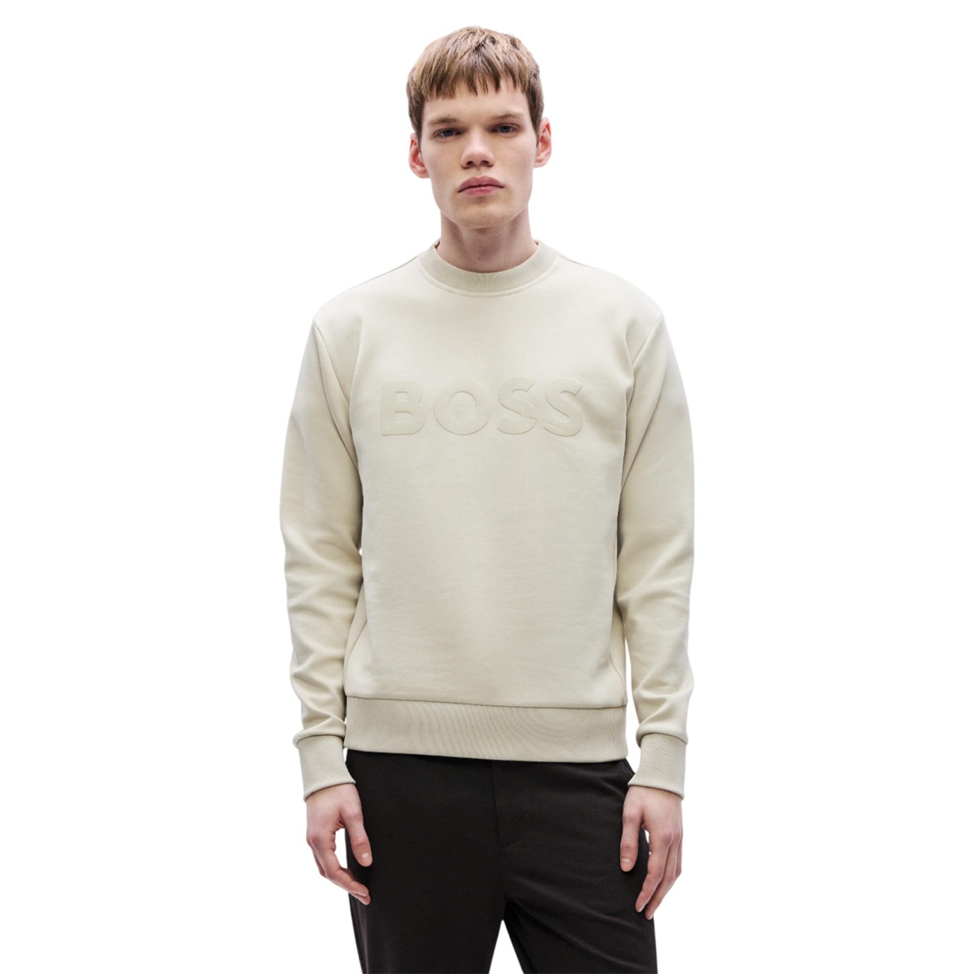 Boss - Sudadera Beige para Hombre - Salbo