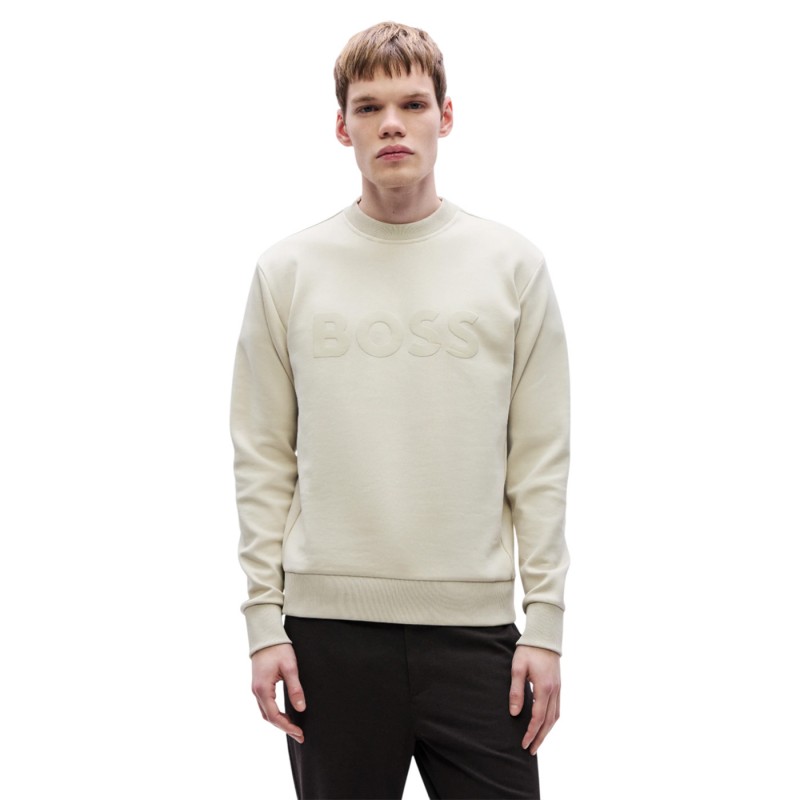 Boss - Sudadera Beige para Hombre - Salbo