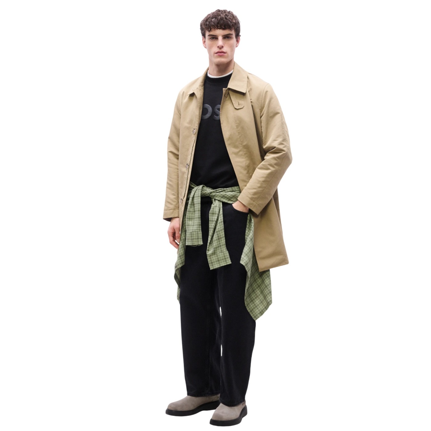 Boss - Sudadera Negra para Hombre - Salbo