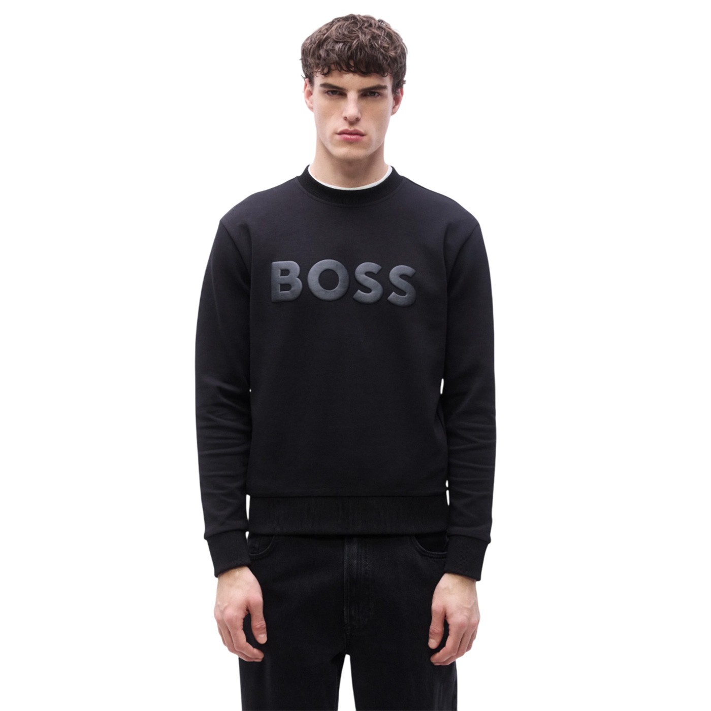 Boss - Sudadera Negra para Hombre - Salbo