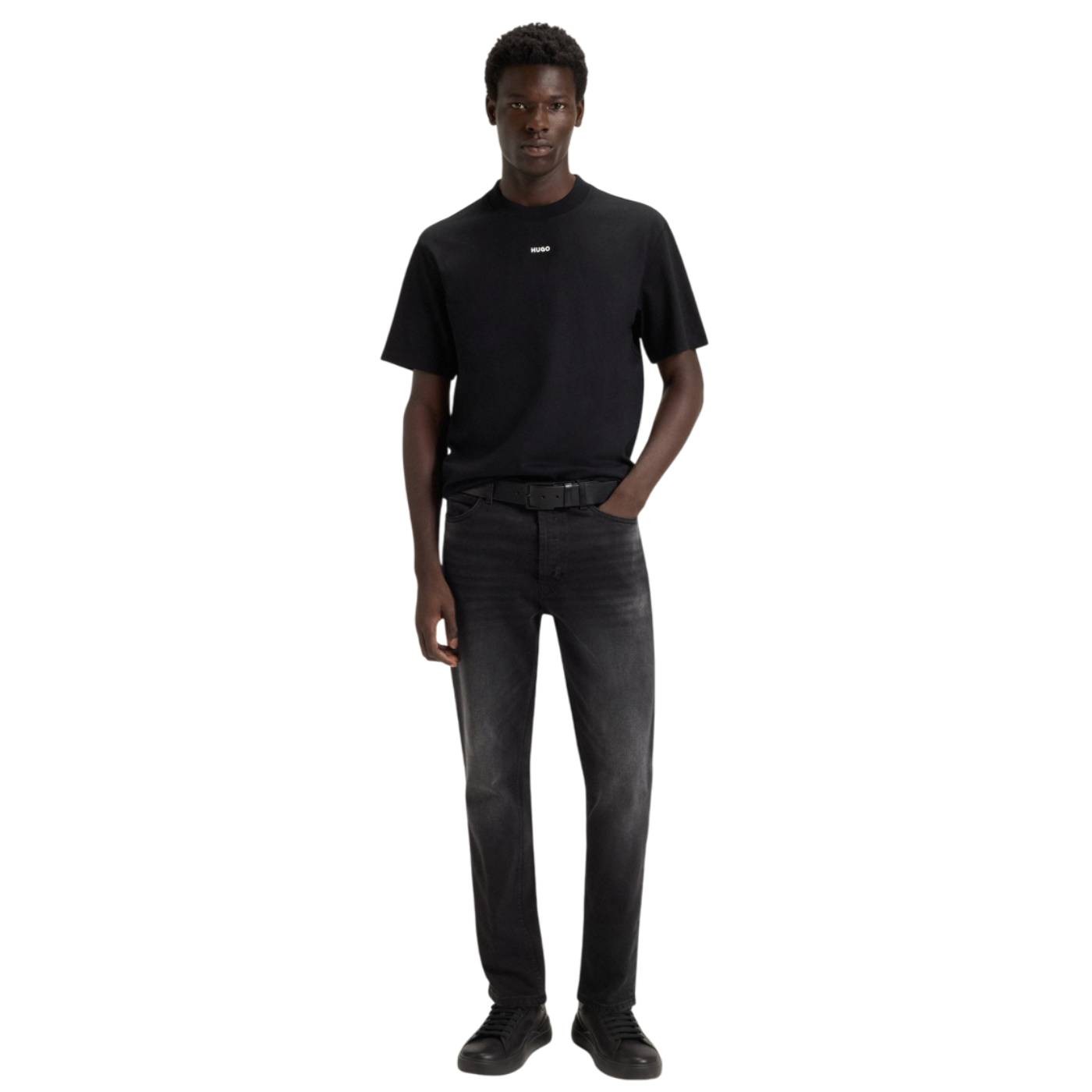 Camiseta Negra para Hombre - Dapolino
