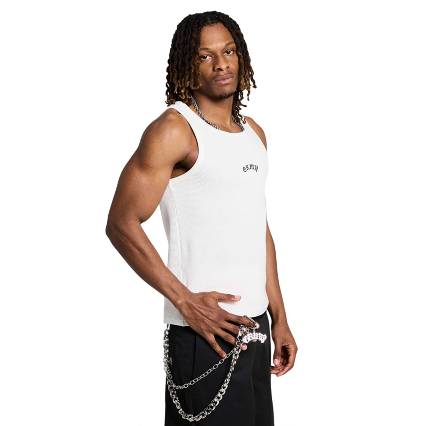 Grimey - Camiseta Blanca para Hombre - Chief Watcherwaffle