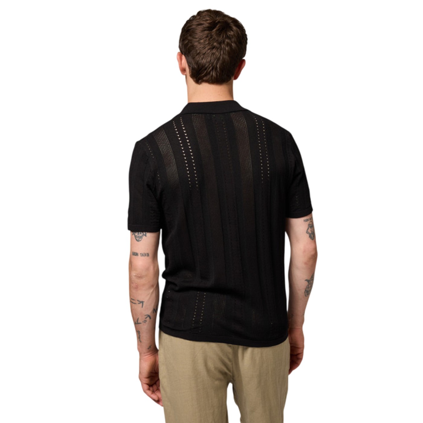 Gianni Lupo - Camisa Negra para Hombre