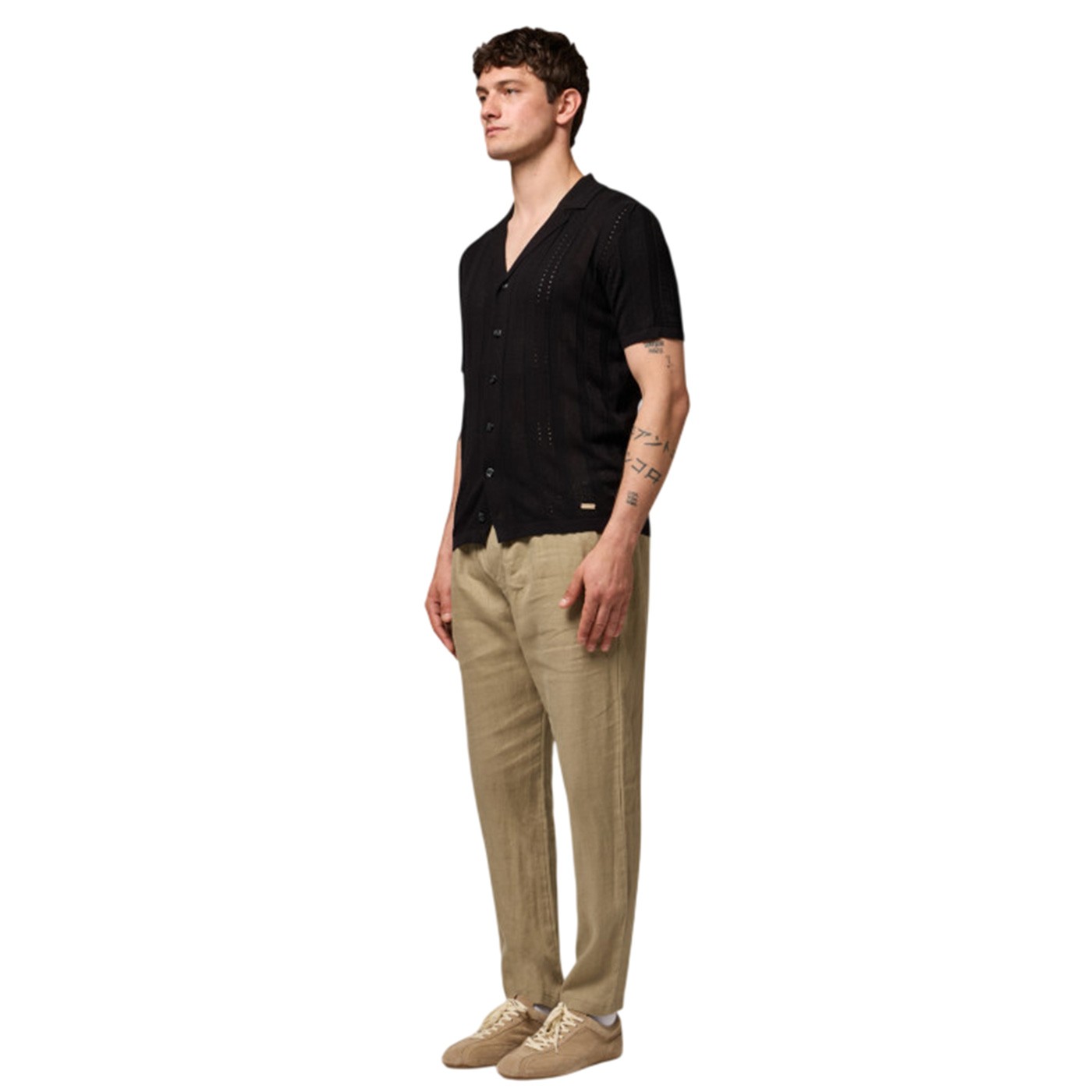 Gianni Lupo - Camisa Negra para Hombre