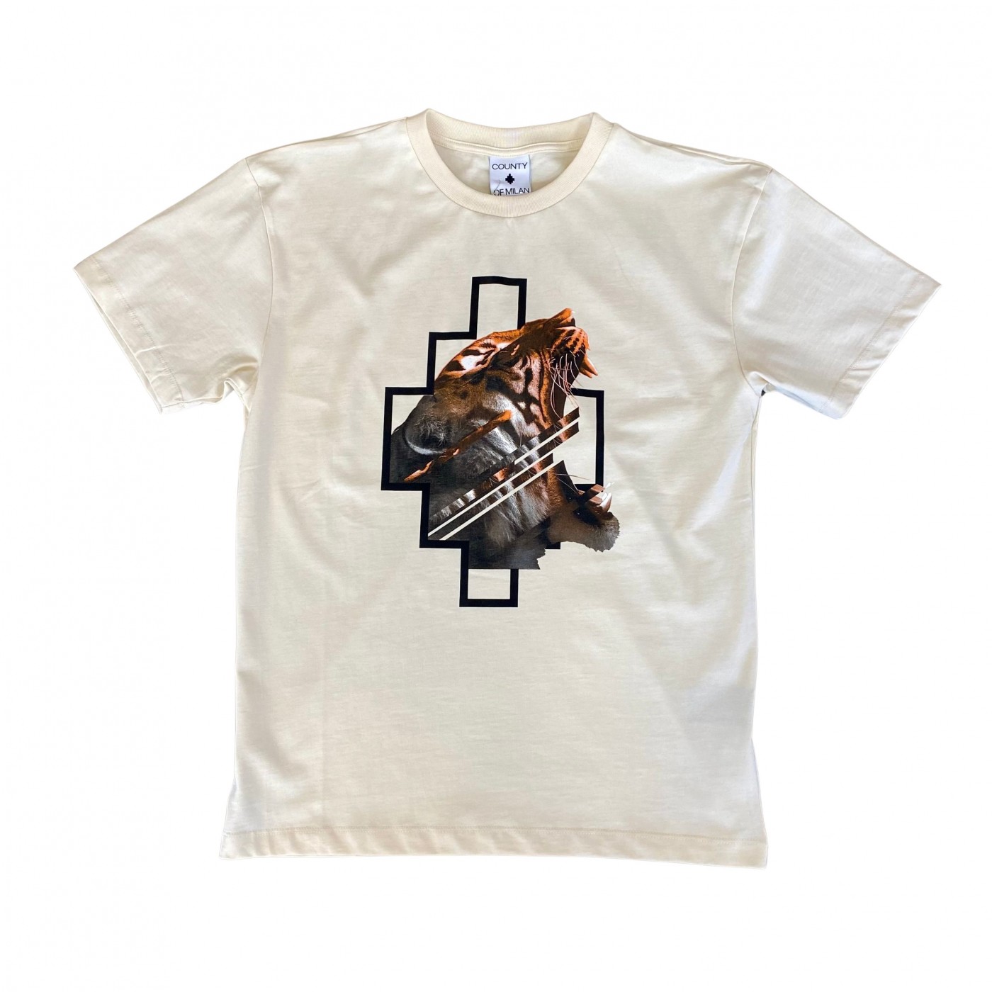 Camiseta S6CMMATH050 County Of Milan Beige