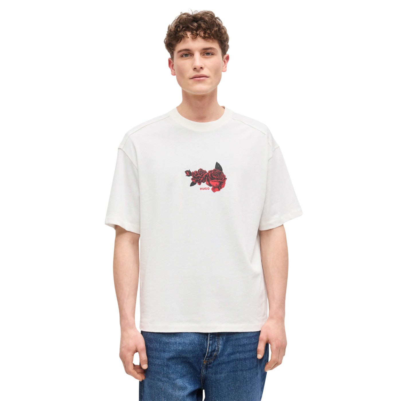 Hugo - Camiseta Blanca para Hombre - Domans
