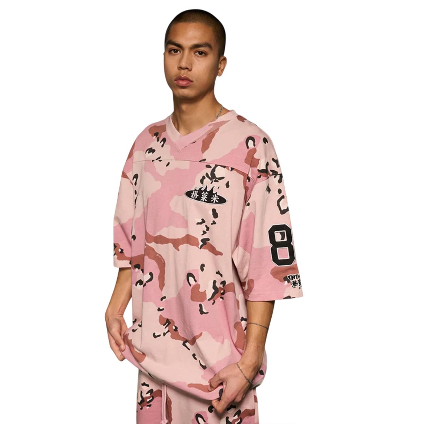 Grimey - Camiseta Rosa para Hombre