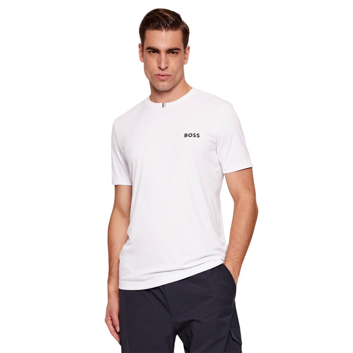 Boss - Camiseta Blanca para Hombre - TOC Spin