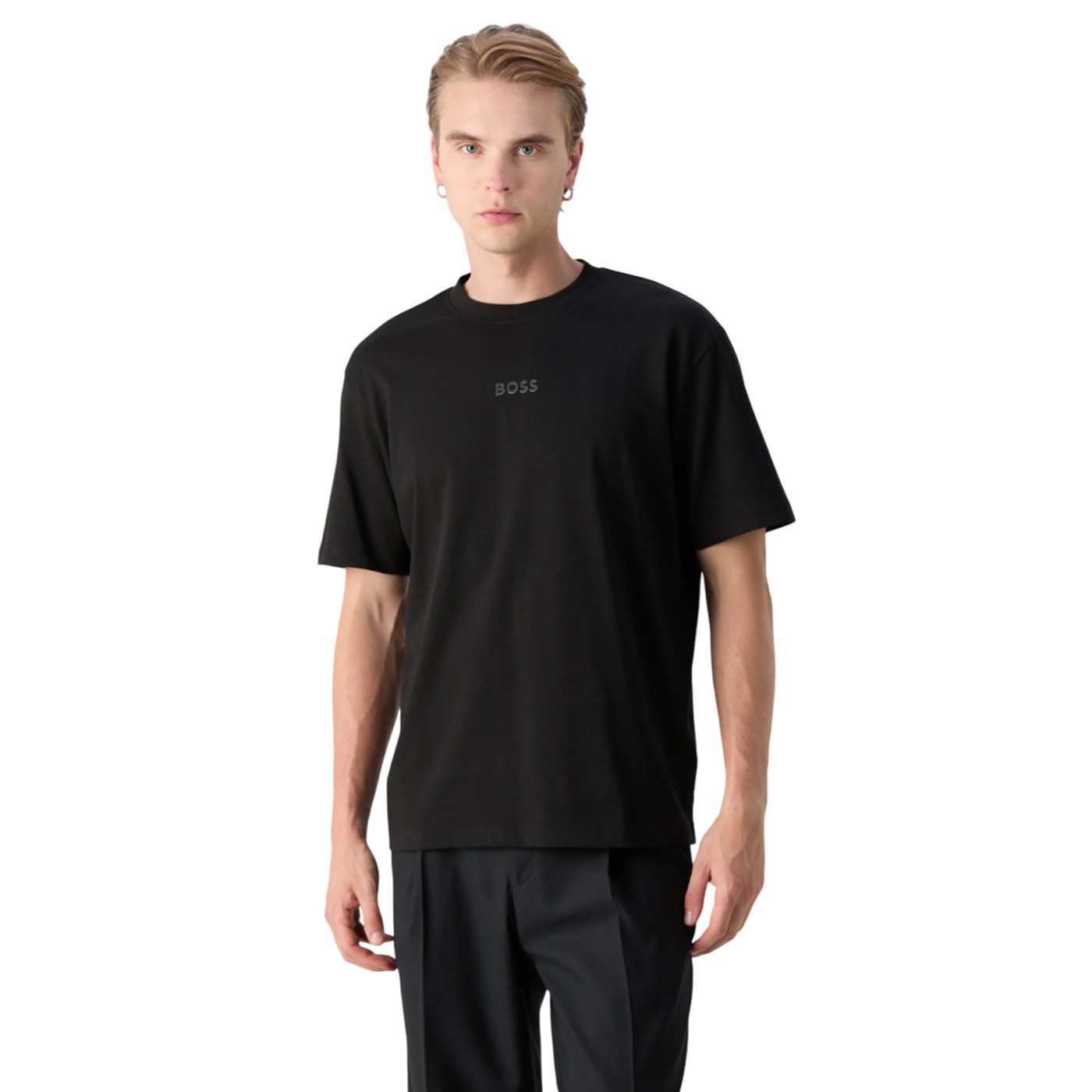 Boss - Camiseta Negra para Hombre - Tee 10