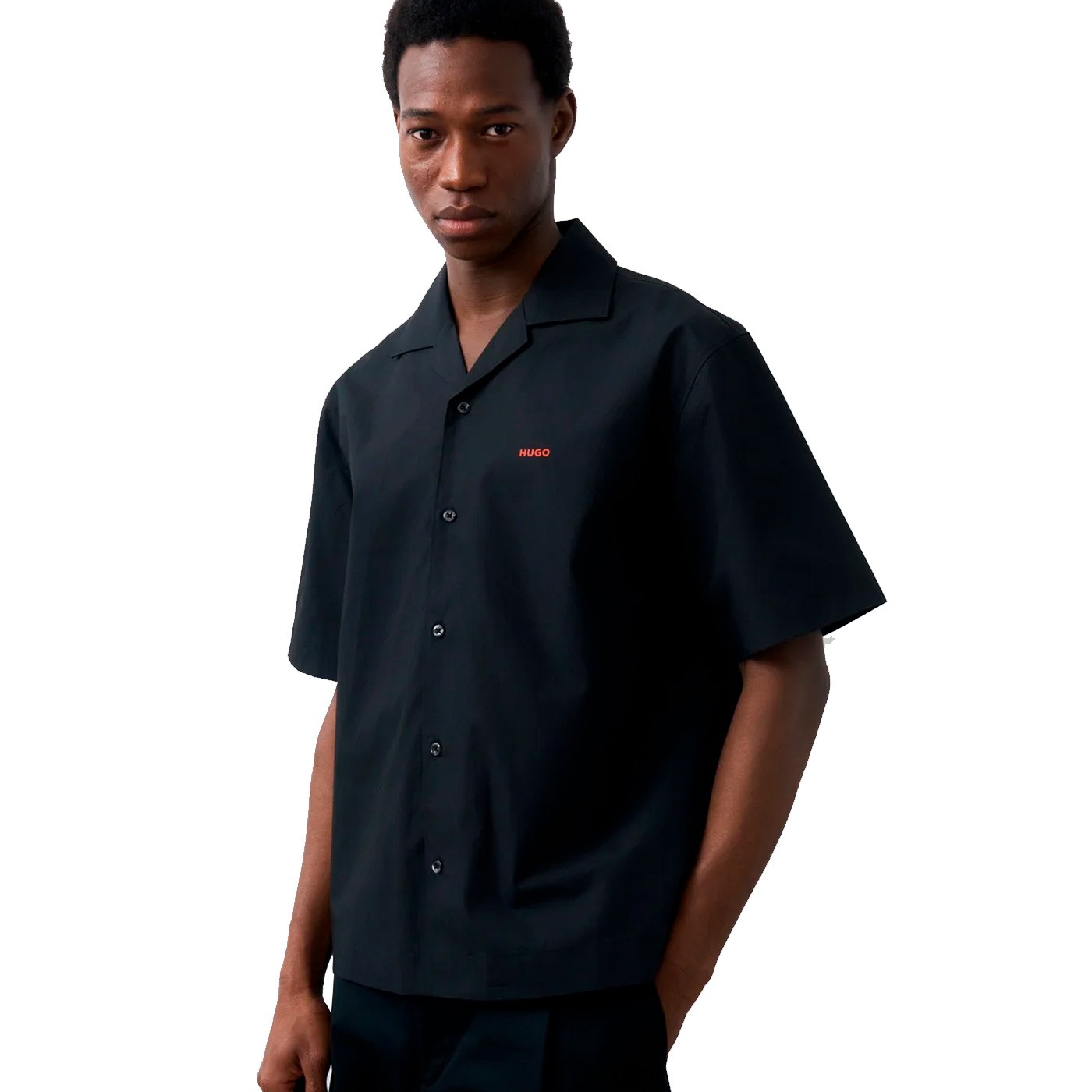 Hugo - Camisa para Hombre Negra - Espino Black