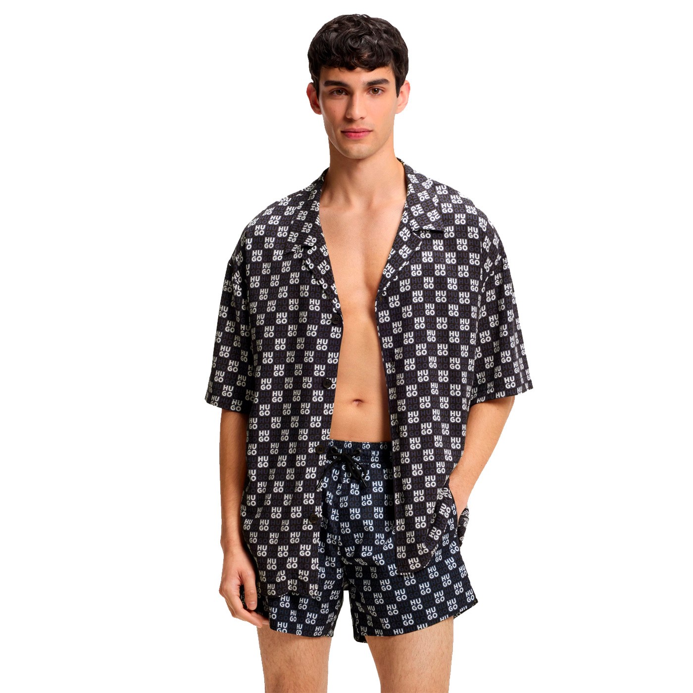 Hugo - Camisa Azul para Hombre - Beach Navy