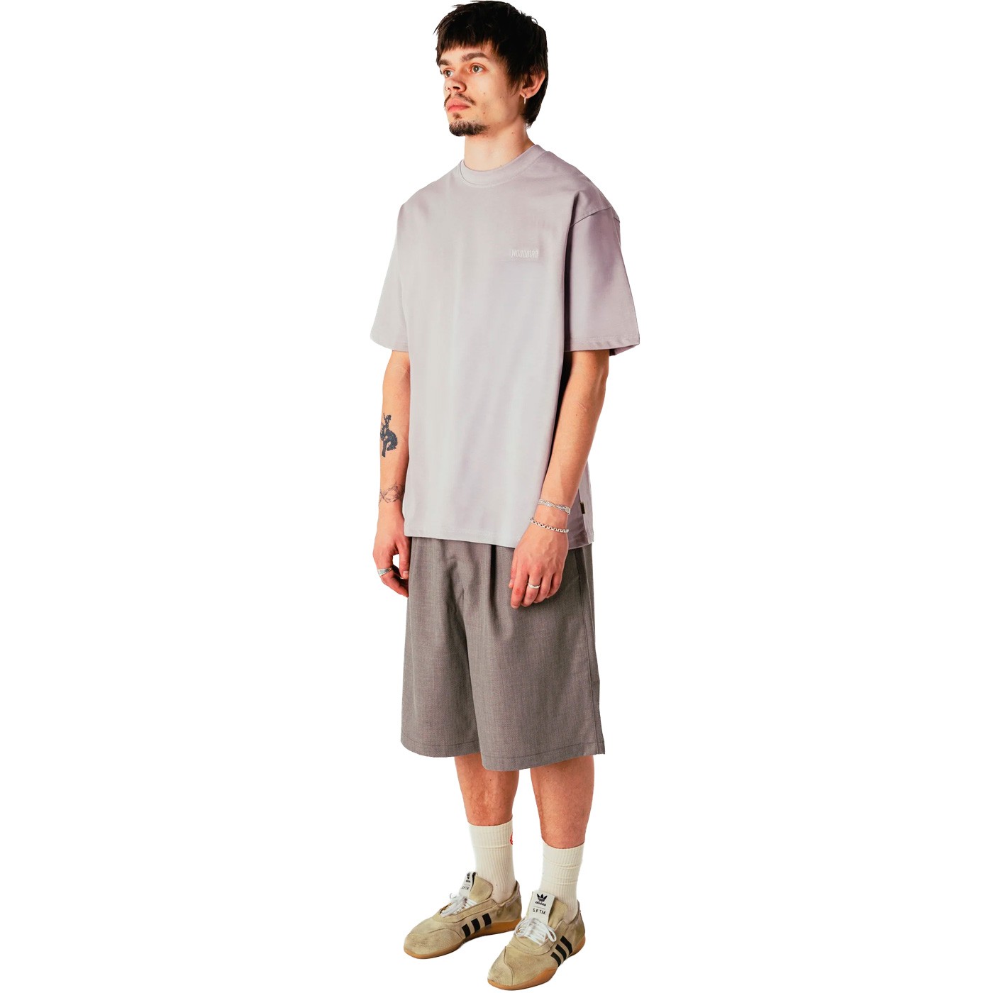 Woodbird - Bermudas Grises para Hombre - WBBin Guan Sand