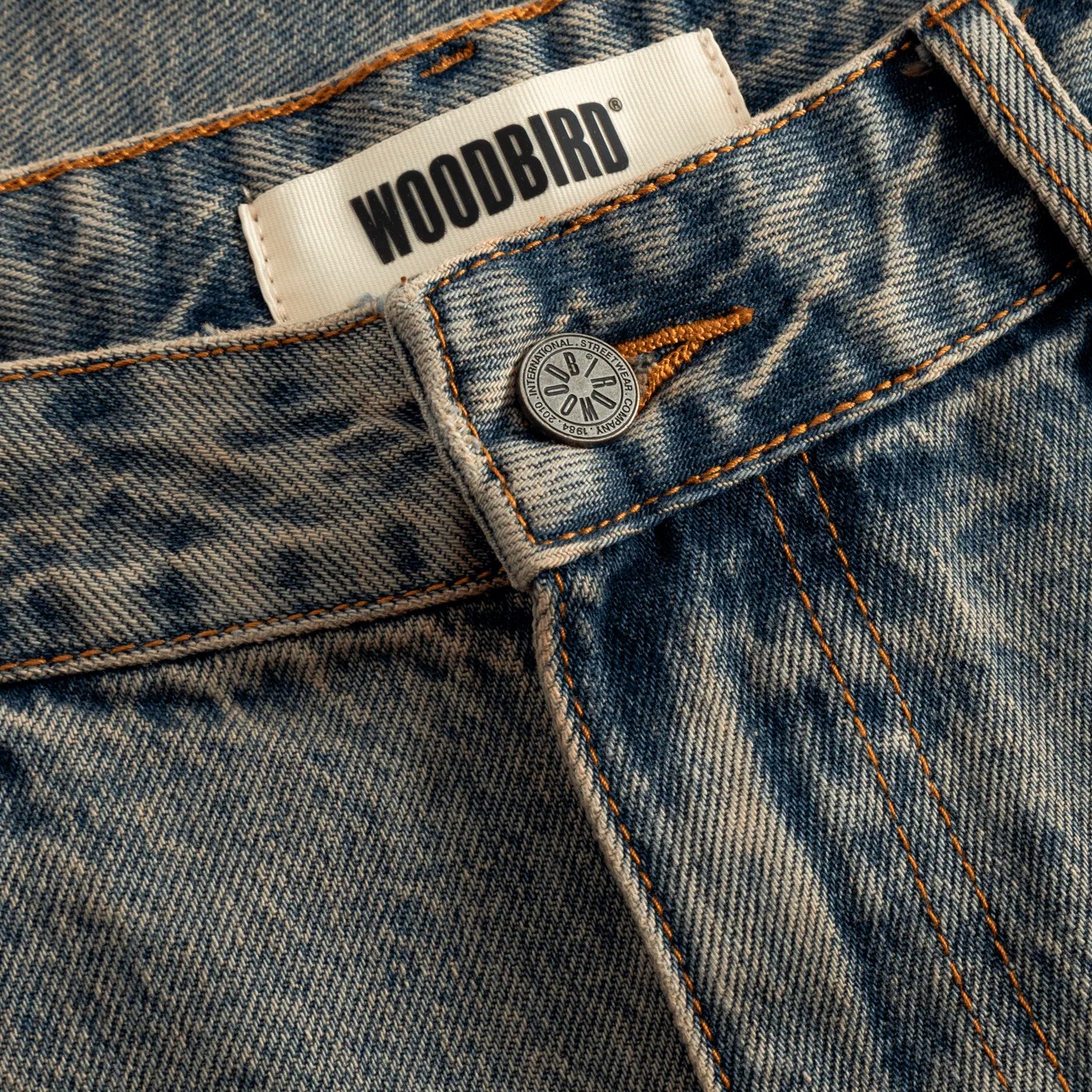 Woodbird - Bermudas Azules para Hombre - WBYuto Aged Dark Blue