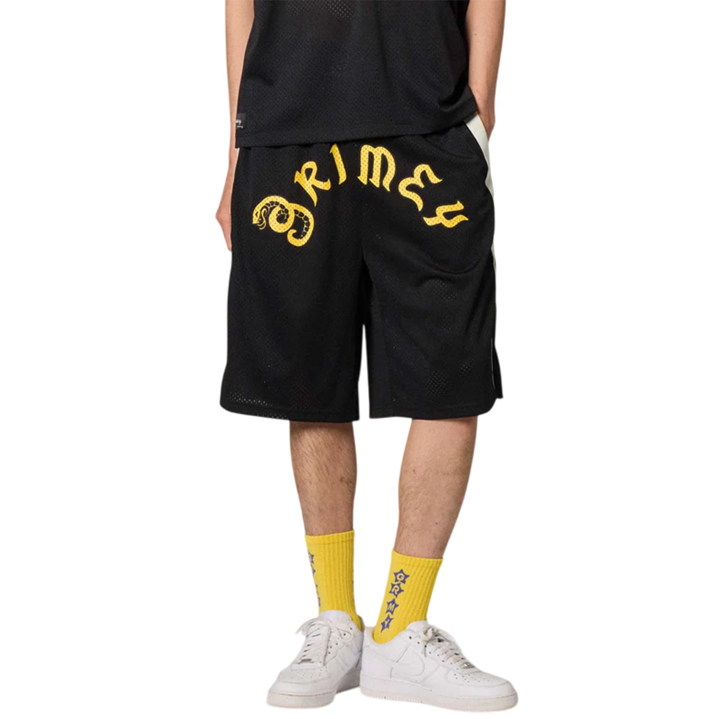 Grimey - Pantalones Cortos Negros para Hombre - Droppin Science