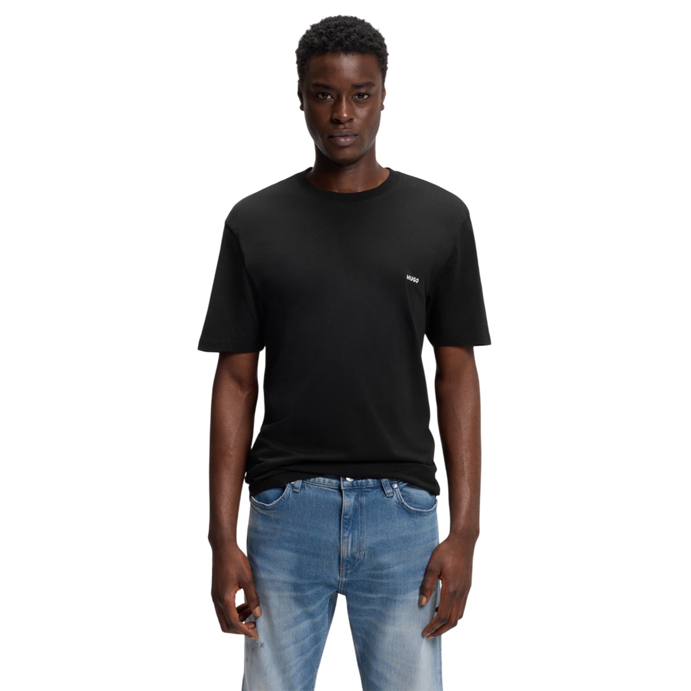Hugo - Camiseta Negra para Hombre - Derlyns