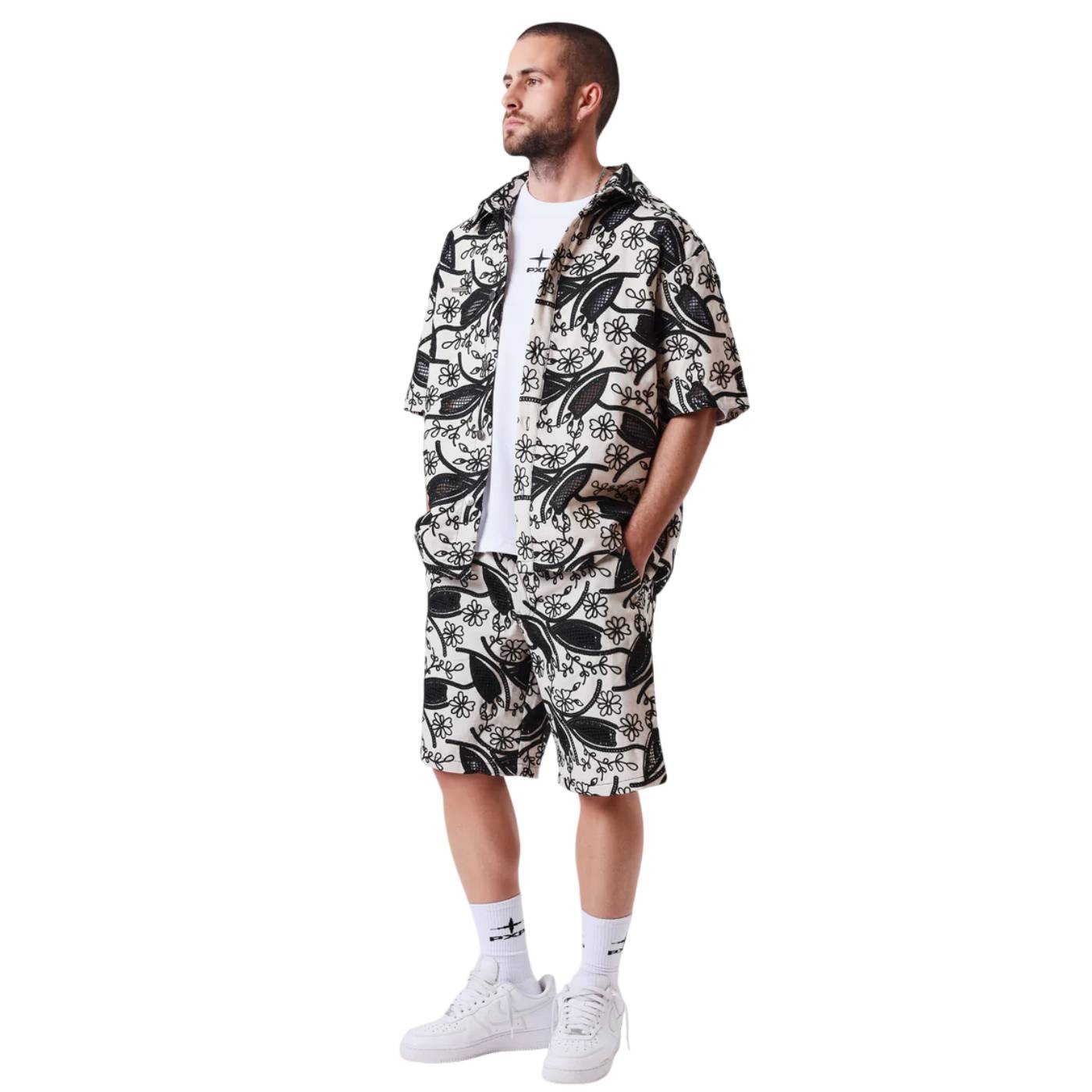 Project x Paris - Bermudas Negras para Hombre