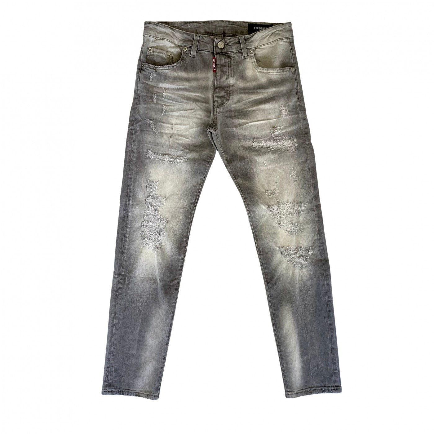G2Firenze - Jeans  Grey - Shinning