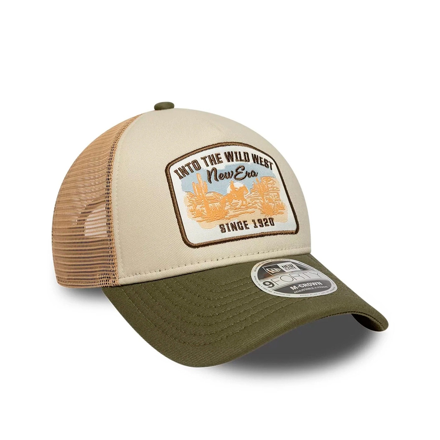 New Era - Gorra Verde - MCrown AFrame Trucker Dark Green